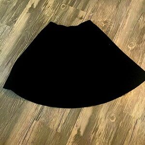 Black skirt almost knitted material